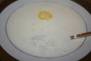 молочный рисовый суп